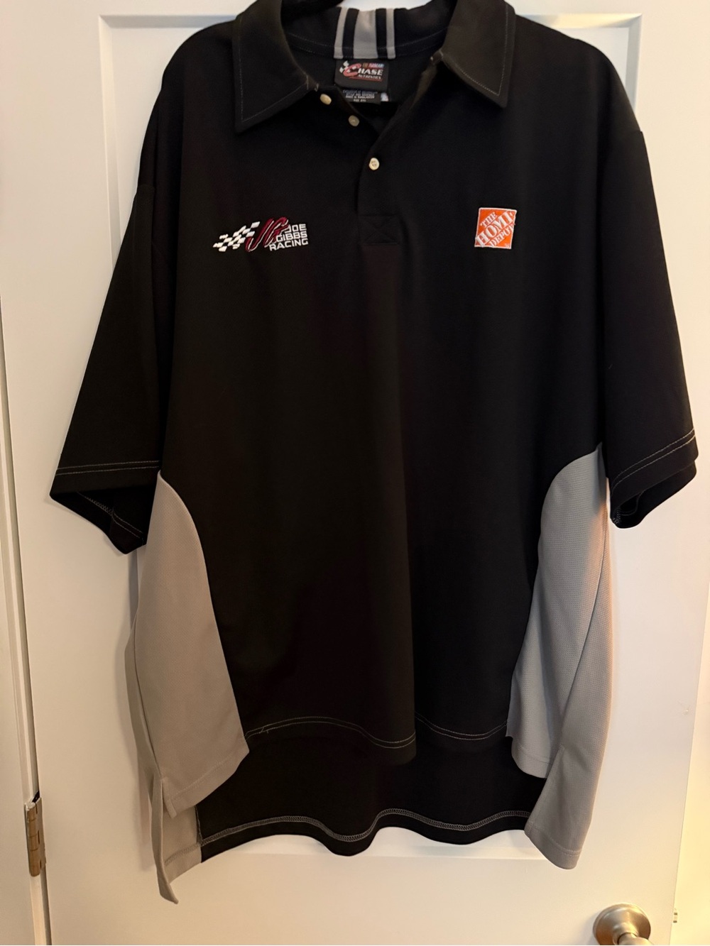 Joe Gibbs Racing Home Depot NASCAR #20 Chase Authentics Polo Shirt Men’s 2XL